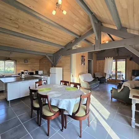 Maison Bois Avec Piscine Privee Et Wifi Au Coeur Du Perigord - Fr-1-616-445 Saint-Chamassy
